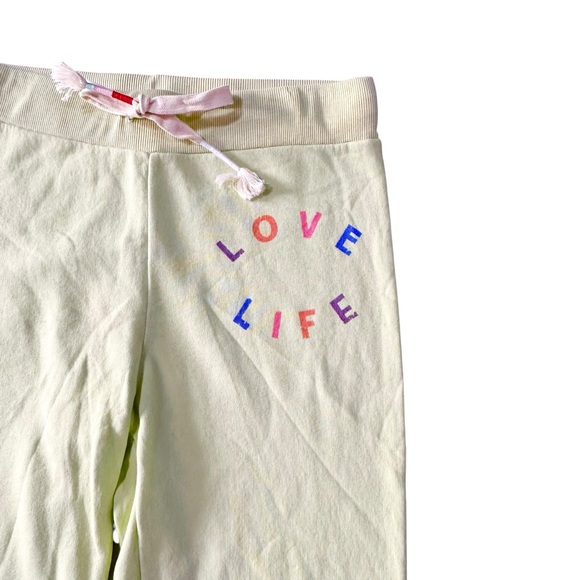 Wildfox Love Life Light Green Jogger Sweatpants Size Small - NWT - Picture 4 of 8